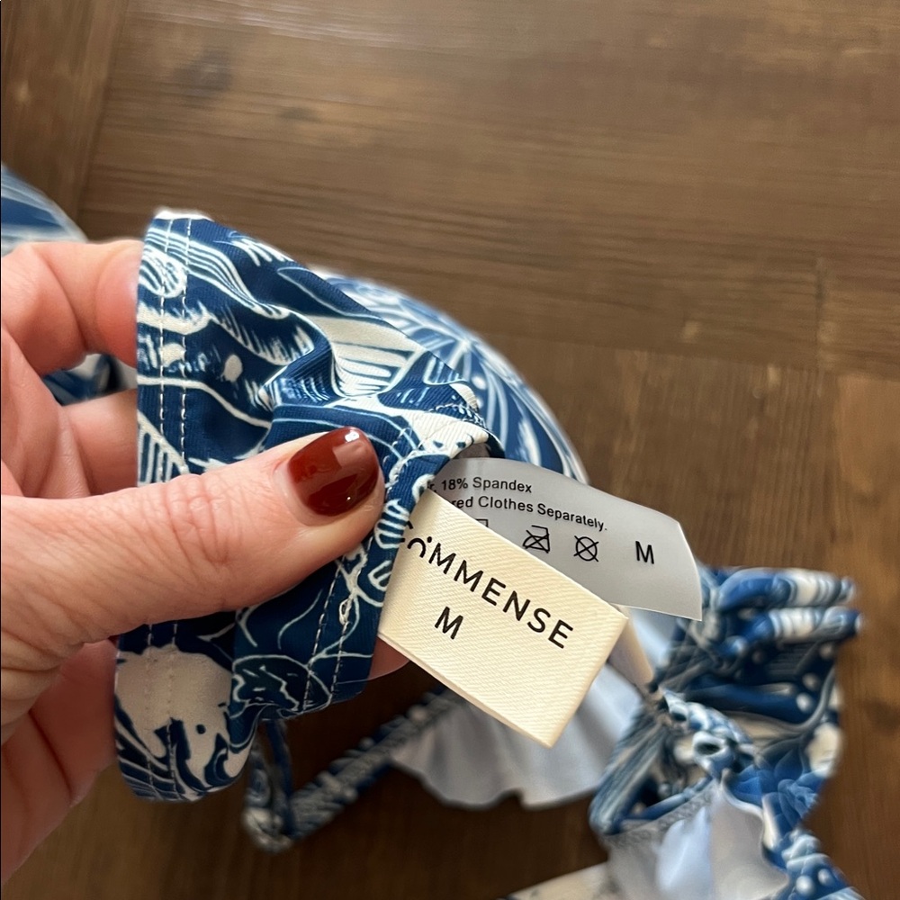 Commense Print Ruffle Bikini Set - Picture 5 of 6